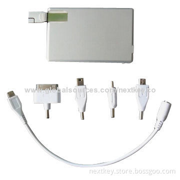 1,000mAh Portable Power Station for iPhone with U-disk Function, 5V/1,000mA Output